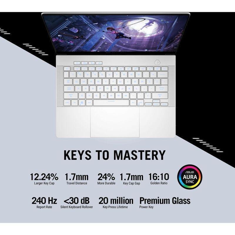 ASUS ROG Zephyrus G14 Gaming Laptop - GA403UU-OLED7132W - AMD Ryzen 7 8845HS/32GB RAM/1TB SSD/NVIDIA GeForce RTX 4050 6GB/14" OLED 3K (2880x1800) 1..., , large image number 1