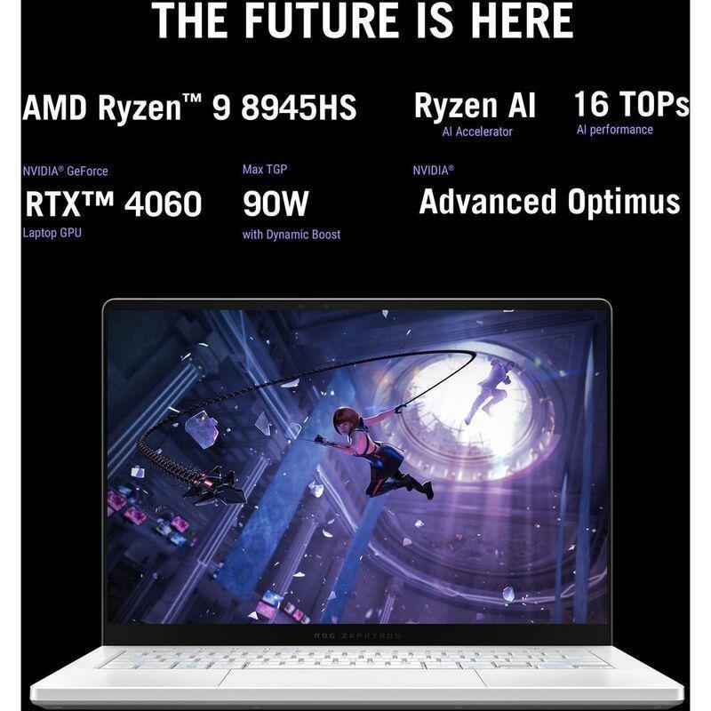 ASUS ROG Zephyrus G14 Gaming Laptop - GA403UV-OLED9132W - AMD Ryzen 7 8845HS/32GB RAM/1TB SSD/NVIDIA GeForce RTX 4060 8GB/14" OLED 3K (2880x1800) 1..., , large image number 1