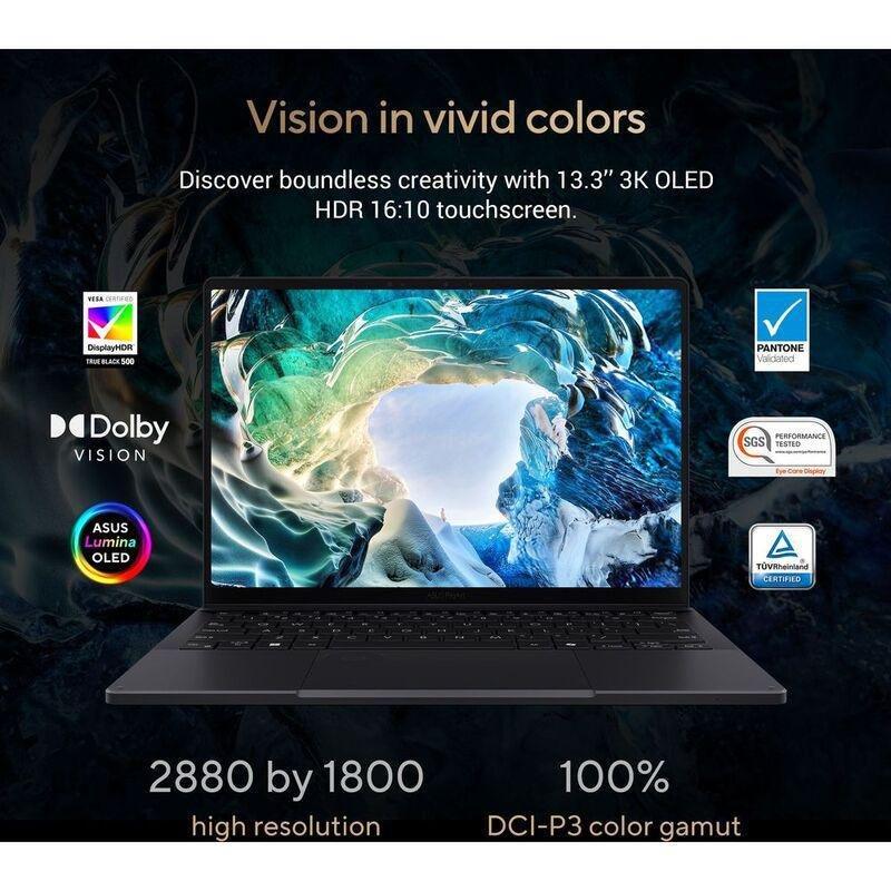 ASUS ProArt PX13 OLED Laptop - HN7306WI-OLED12C32W - AMD Ryzen AI 9 HX 370/32GB RAM/2TB SSD/NVIDIA GeForce RTX 4070 8GB/13.3" OLED 3K (2880x1800) T..., , large image number 8
