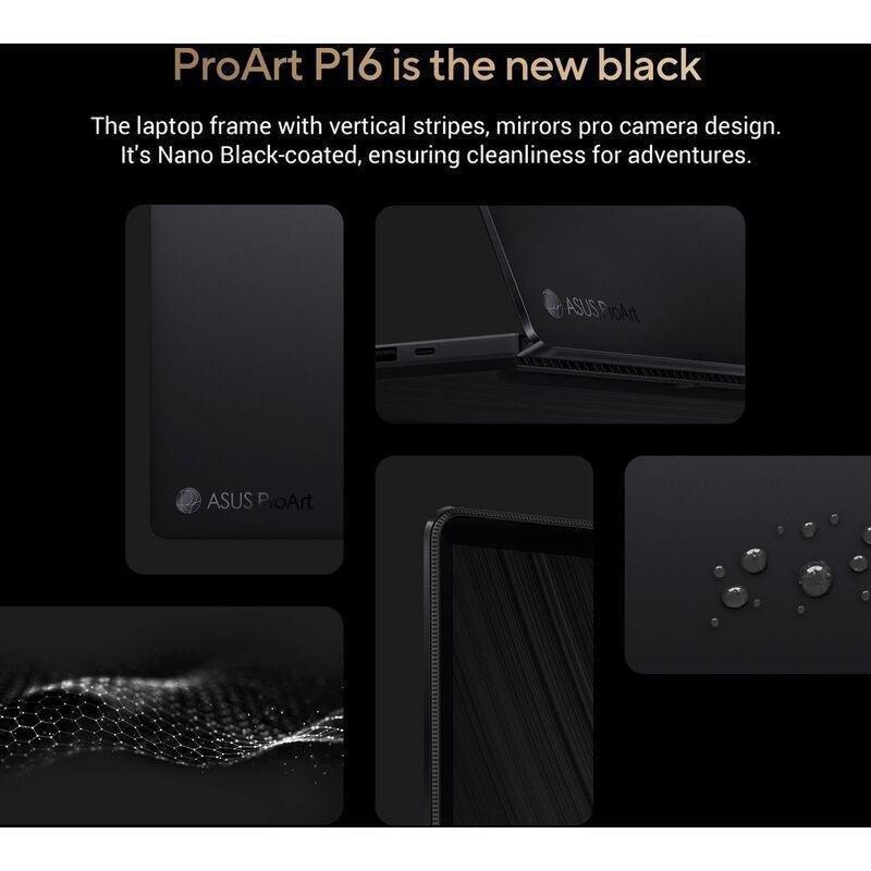 ASUS ProArt P16 OLED Laptop - H7606WI-ME123W - AMD Ryzen AI 9 HX 370/64GB RAM/2TB SSD/NVIDIA GeForce RTX 4070 8GB/16" OLED 4K (3840x2400) Touch Scr..., , large image number 1