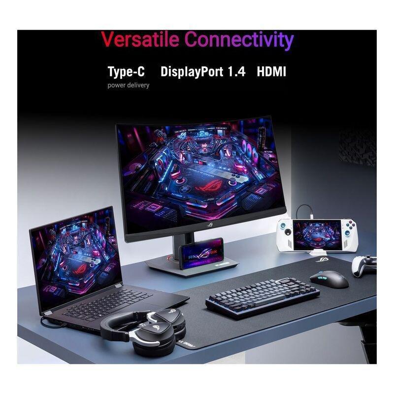 ASUS ROG Strix XG32WCS USB Type-C Gaming Monitor 32-inch (2560x1440) Curved/180Hz, , large image number 1