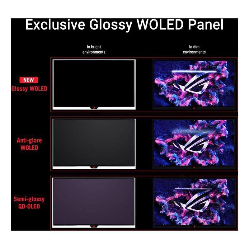 ASUS ROG Strix OLED XG27AQDMG Gaming Monitor 27-inch 1440p Glossy WOLED Panel/240Hz, , large image number 2