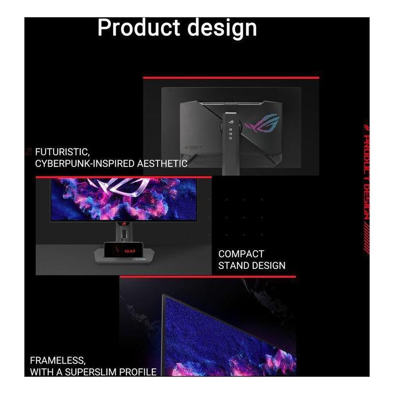 ASUS ROG Strix OLED XG27AQDMG Gaming Monitor 27-inch 1440p Glossy WOLED Panel/240Hz, , large image number 6