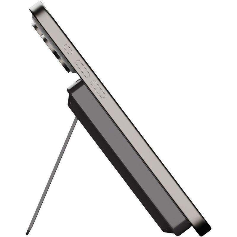 Momax 1-Power X Pro 5000mAh Magnetic Wireless Power Bank With Stand And Built-In USB-C Cable - Black, , large image number 4