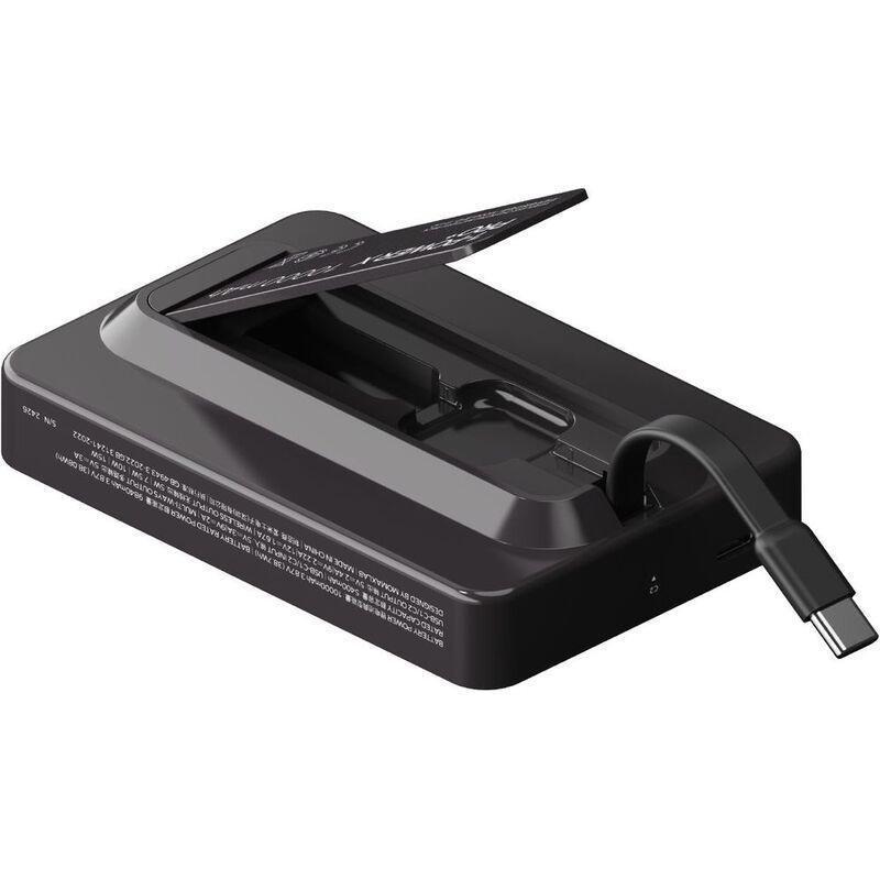 Momax 1-Power X Pro+ 10000mAh Magnetic Wireless Power Bank With Stand And Built-In USB-C Cable - Black, , large image number 0