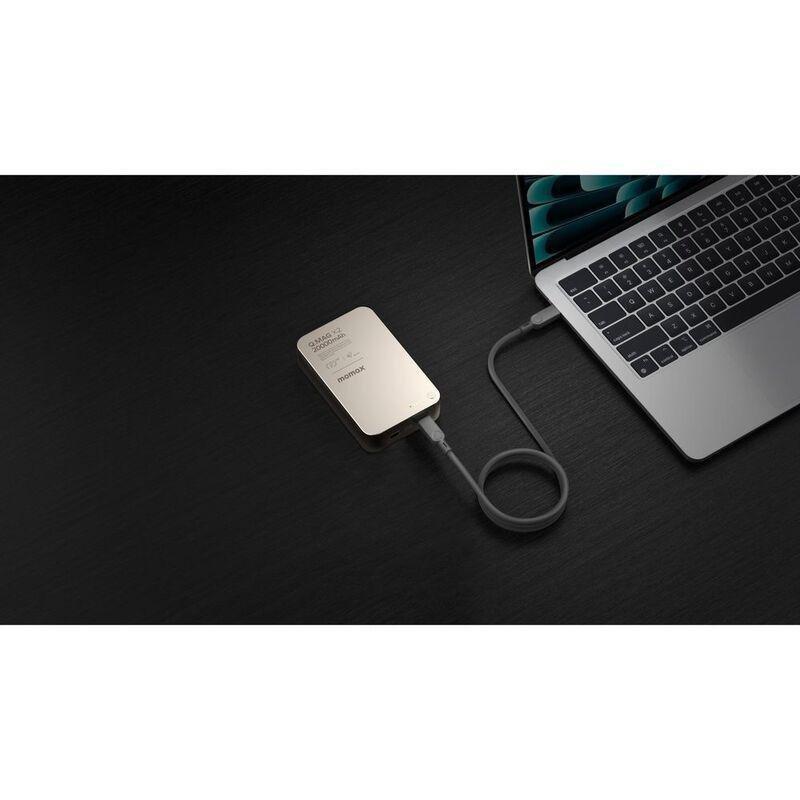 Momax Q.Mag X2 20000mAh Gen2 Magsafe Wireless Power Bank - Titanium, , large image number 2