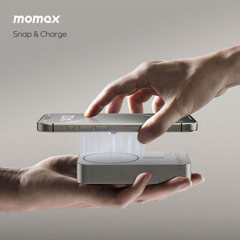 Momax Q.Mag X2 20000mAh Gen2 Magsafe Wireless Power Bank - Black, , large image number 5