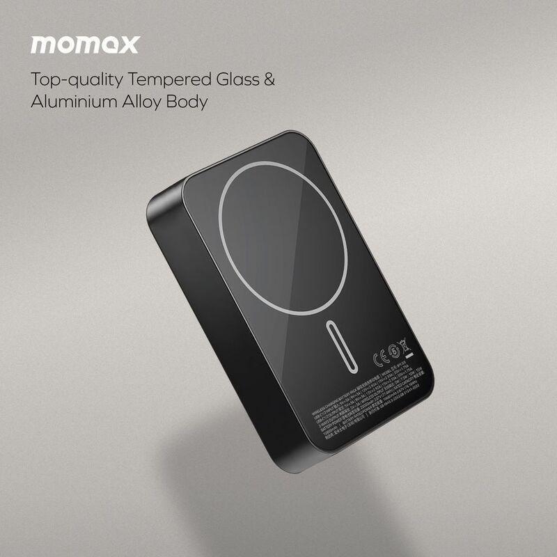 Momax Q.Mag X2 20000mAh Gen2 Magsafe Wireless Power Bank - Black, , large image number 7