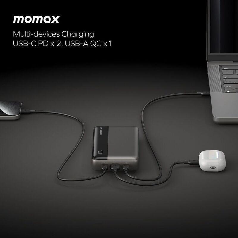 Momax 1-Power 25000mAh PD 145W Power Bank - Black, , large image number 7