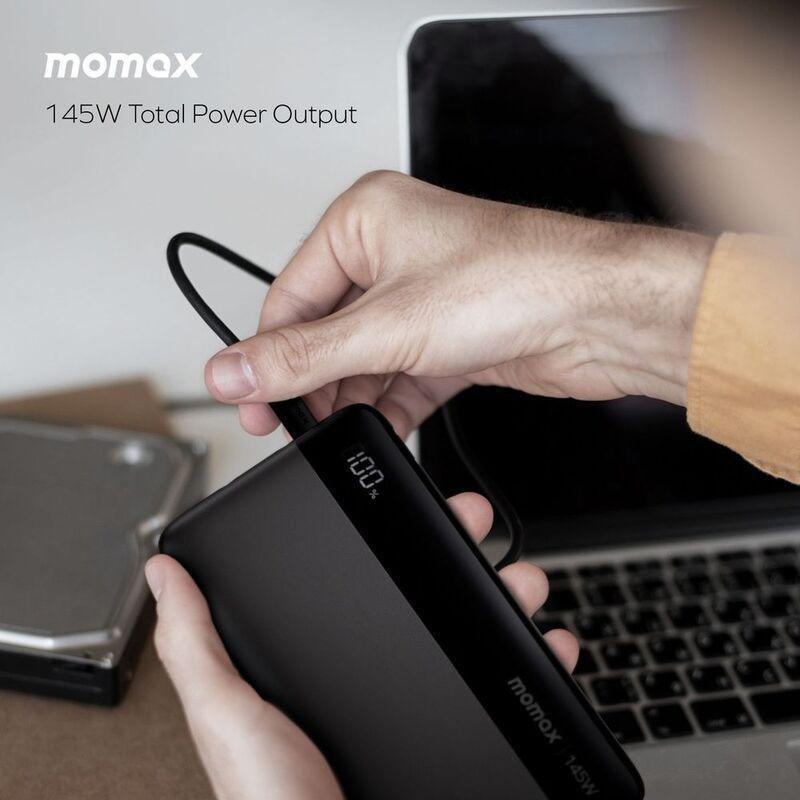 Momax 1-Power 25000mAh PD 145W Power Bank - Black, , large image number 8