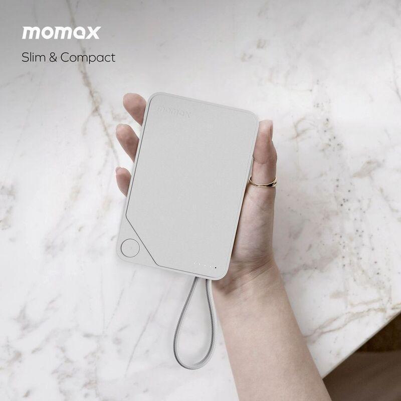 Momax 1-Power X 10000mAh Power Bank With Built-In USB-C Cable - Black, , large image number 7