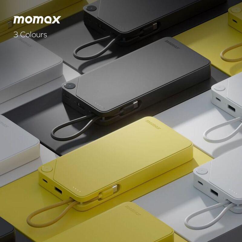 Momax 1-Power X 20000mAh Power Bank With Built-In USB-C Cable - Black, , large image number 5