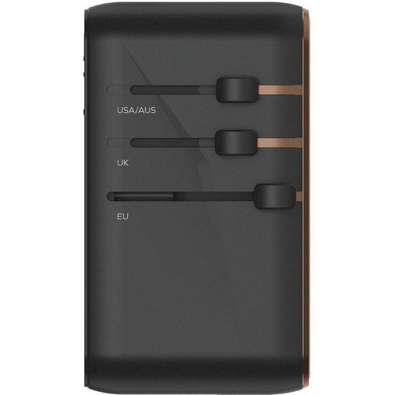 Momax 1-World 170W Gan 4 Port Travel Adapter - Rose Gold, , large image number 2
