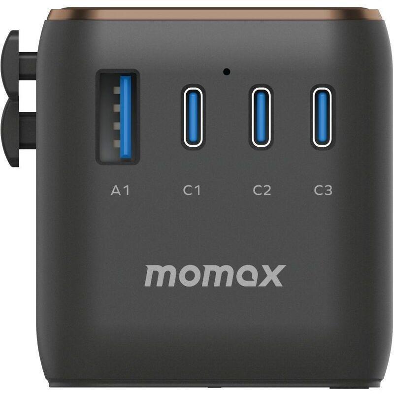 Momax 1-World 170W Gan 4 Port Travel Adapter - Rose Gold, , large image number 3