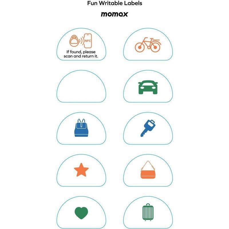Momax Pinpop Duo Find My Tracker - White, , large image number 8