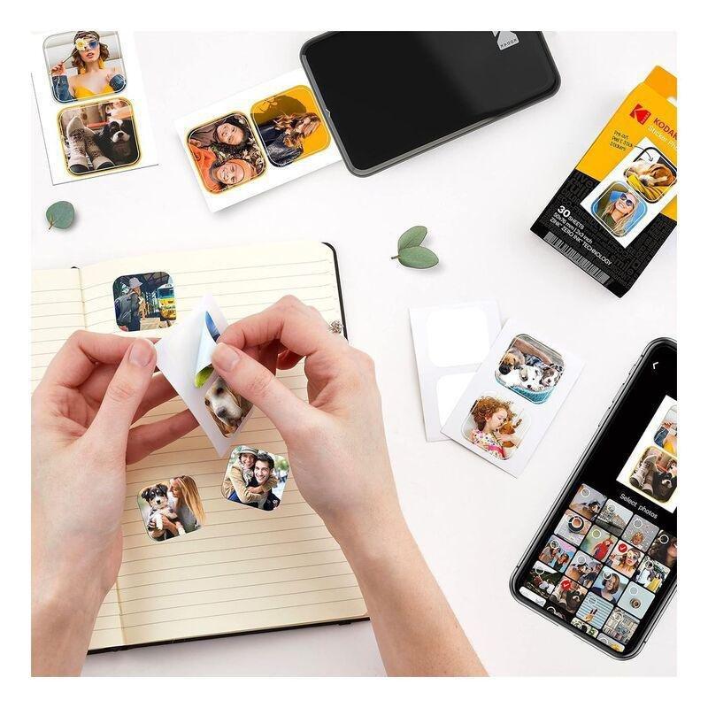 Kodak 2 x 3 inch Premium Zink Pre-Cut Sticker Photo Paper Sheets (30 Pack), , large image number 2