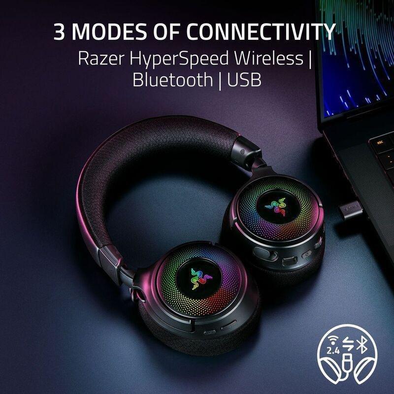 Razer Kraken V4 Wireless Gaming Headset - Black, , large image number 1