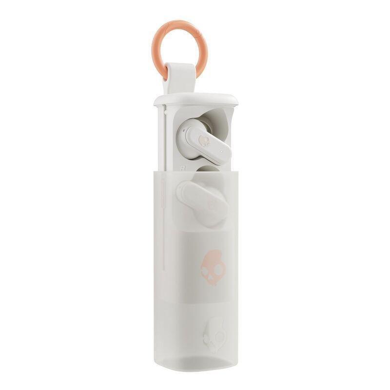 Skullcandy DIME EVO True Wireless In-Ear Earbuds - Bone/Orange Glow, , medium