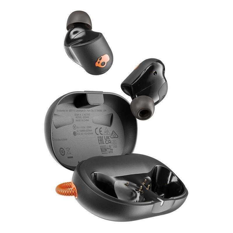 Skullcandy SESH ANC Active True Wireless In-Ear Earbuds - Black/Orange, , large image number 0
