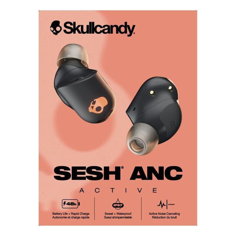 Skullcandy SESH ANC Active True Wireless In-Ear Earbuds - Black/Orange, , large image number 2
