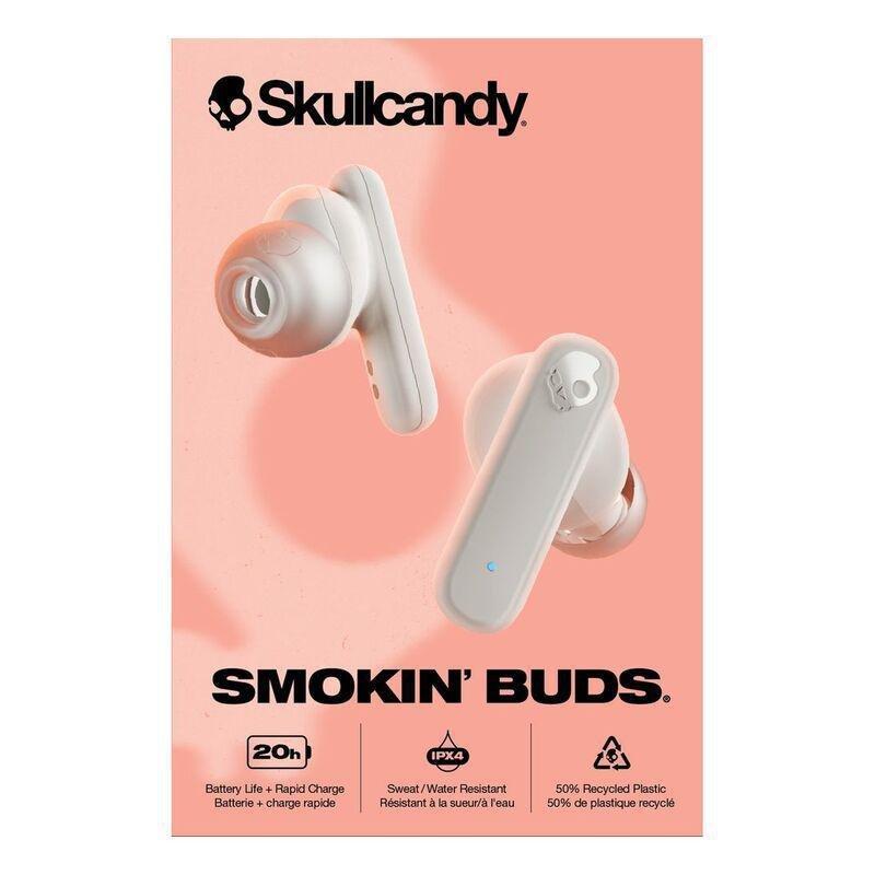 Skullcandy Smokin Buds True Wireless In-Ear Earbuds - Bone/Orange Glow, , large image number 2