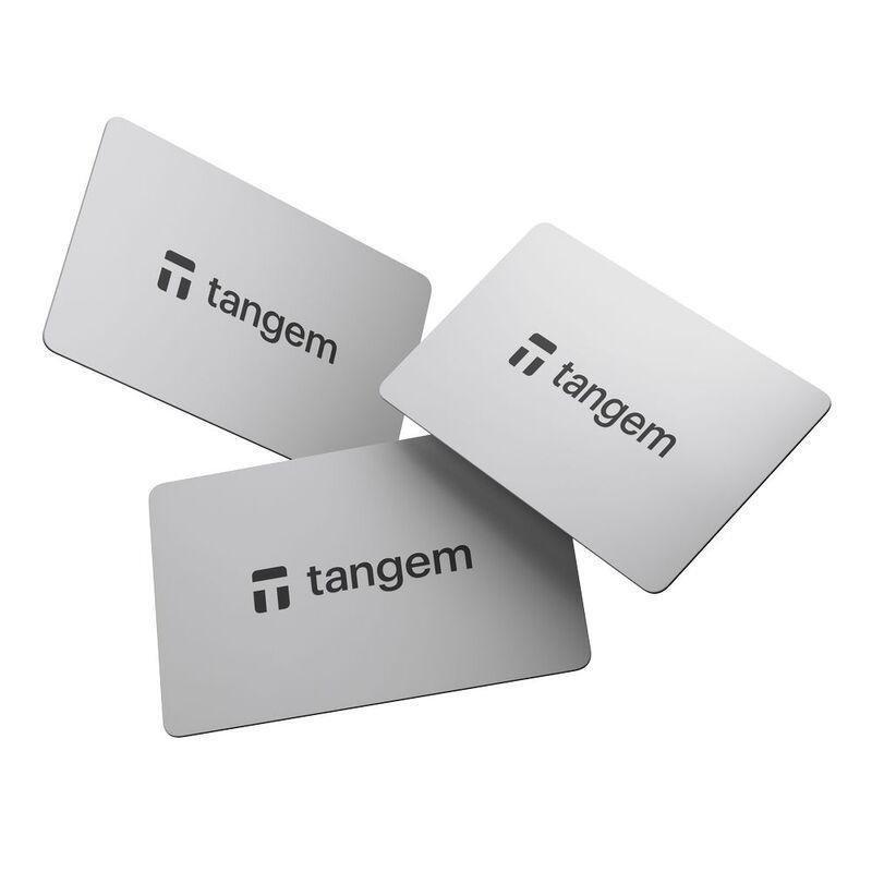 Tangem Crypto Hardware Wallet 2.0 - White (Pack Of 3), , medium
