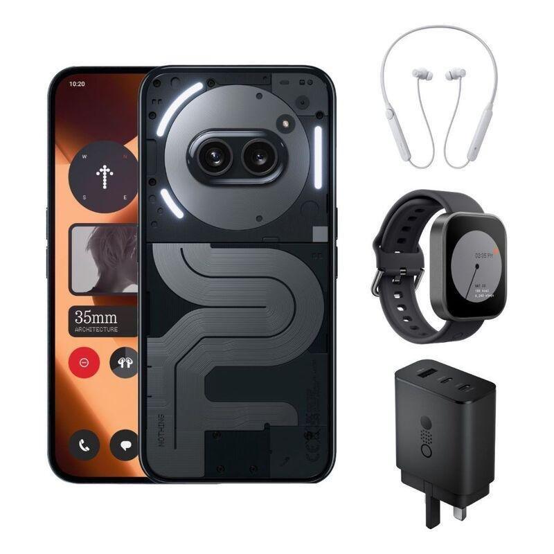 Nothing Phone (2a) Plus Smartphone 12GB/256GB - Black + CMF By Nothing Power 65W GaN + CMF By Nothing Watch Pro - Black + CMF By Nothing Neckband P..., , large image number 0