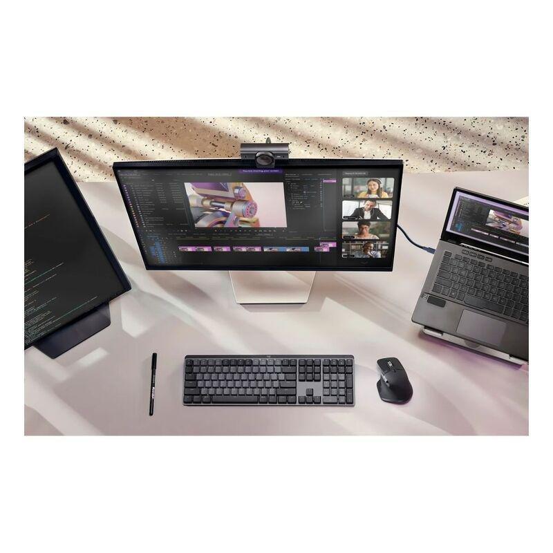 Logitech MX Brio 4K Ultra HD Collaboration and Streaming Webcam - Graphite, , large image number 1
