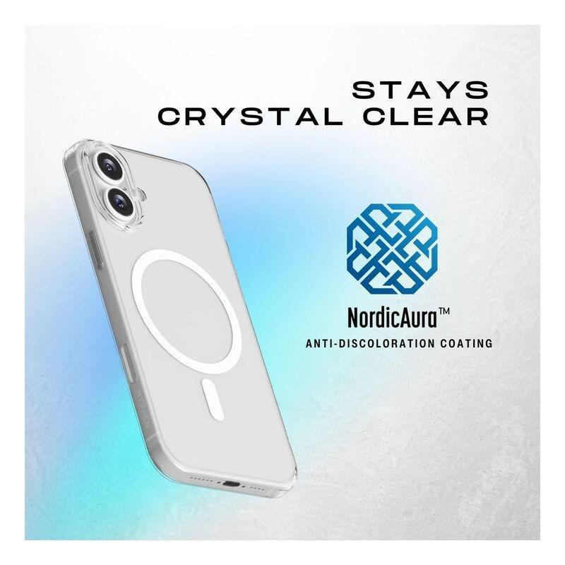 HYPHEN LUCD Crystal Clear MagSafe Case for iPhone 16 (6.1) Anti-Yellowing Technology, , large image number 5