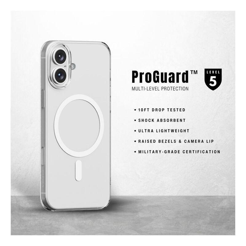 HYPHEN LUCD Crystal Clear MagSafe Case for iPhone 16 (6.1) Anti-Yellowing Technology, , large image number 6
