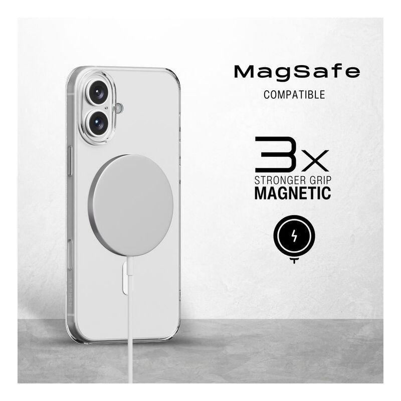 HYPHEN LUCD Crystal Clear MagSafe Case for iPhone 16 (6.1) Anti-Yellowing Technology, , large image number 7