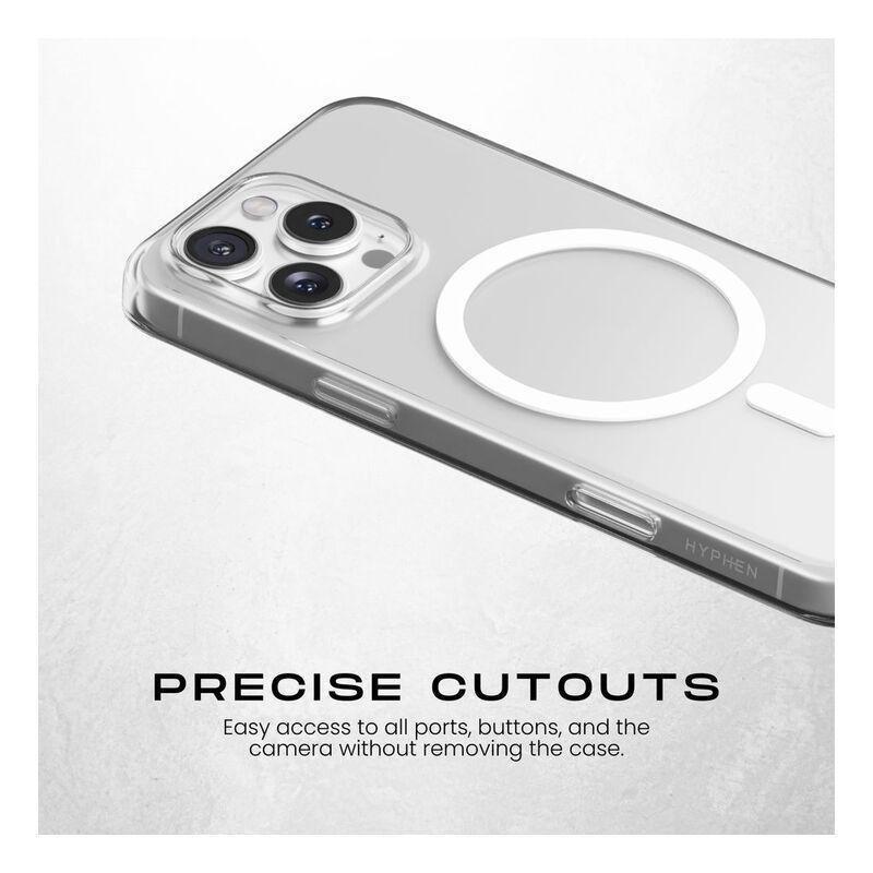HYPHEN LUCD Crystal Clear MagSafe Case for iPhone 16 Pro Max (6.9) Anti-Yellowing Technology, , large image number 3
