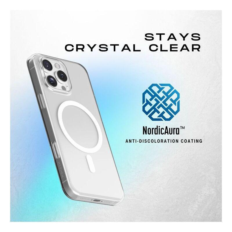 HYPHEN LUCD Crystal Clear MagSafe Case for iPhone 16 Pro Max (6.9) Anti-Yellowing Technology, , large image number 7
