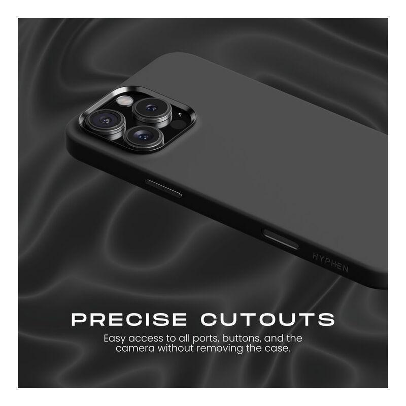 HYPHEN TINT Silicone MagSafe Case for iPhone 16 Pro Max (6.9) - Black, , large image number 4