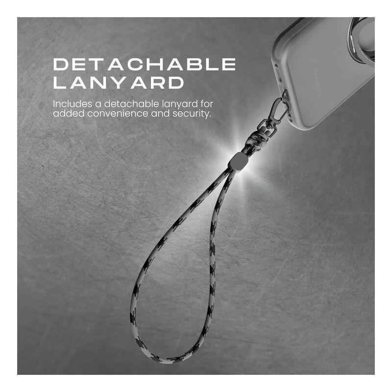 HYPHEN AXEL Shockproof MagSafe Case with Rotating Ring Stand for iPhone 16 Pro Max (6.9) with Lanyard Strap, , large image number 3