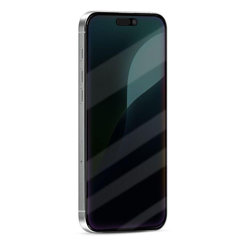 HYPHEN DEFENDR Privacy Tempered Glass with Applicator for iPhone 16 Pro (6.3) with GRS Applicator, , medium