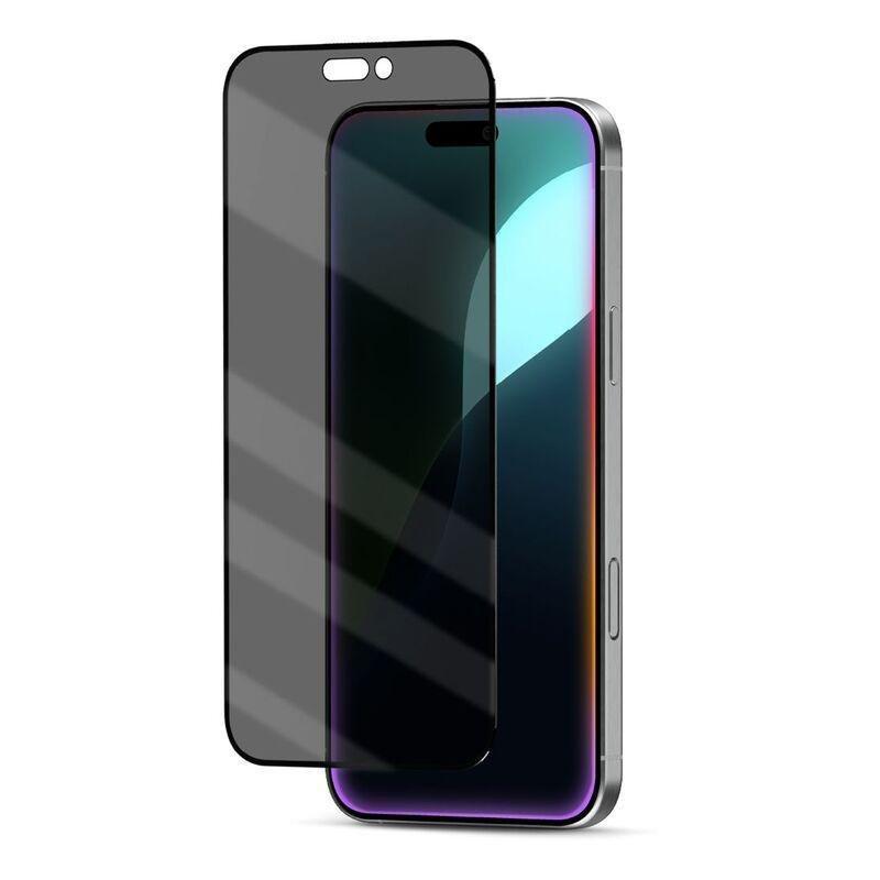 HYPHEN DEFENDR Privacy Tempered Glass with Applicator for iPhone 16 Pro (6.3) with GRS Applicator, , large image number 2
