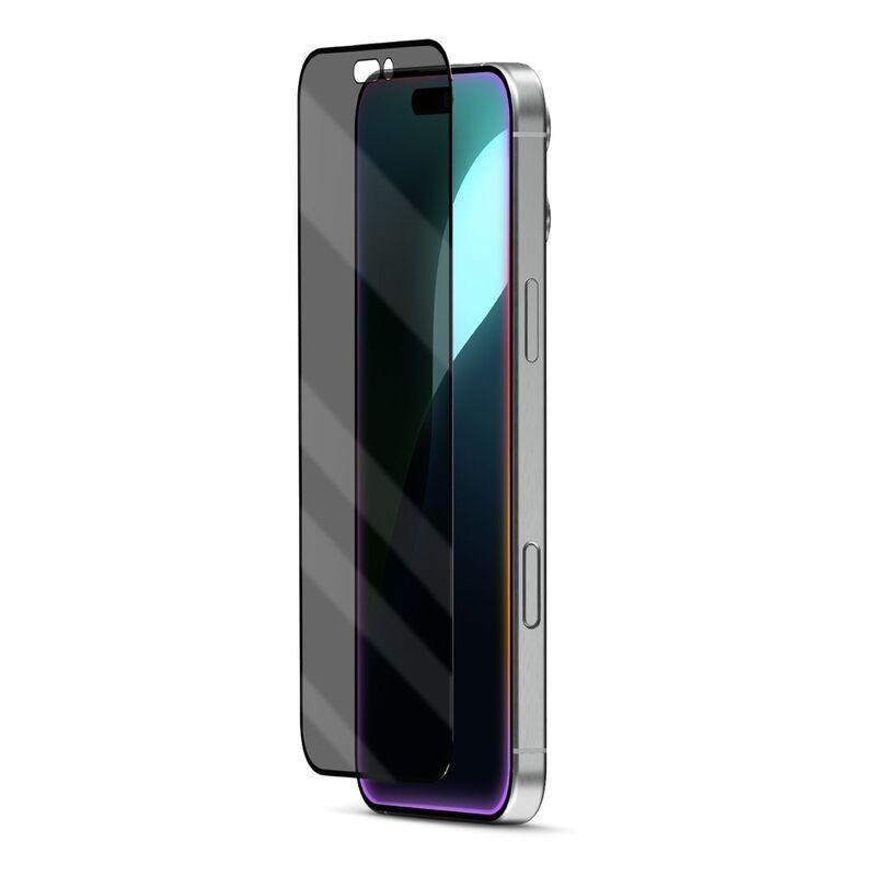 HYPHEN DEFENDR Privacy Tempered Glass with Applicator for iPhone 16 Pro (6.3) with GRS Applicator, , large image number 3
