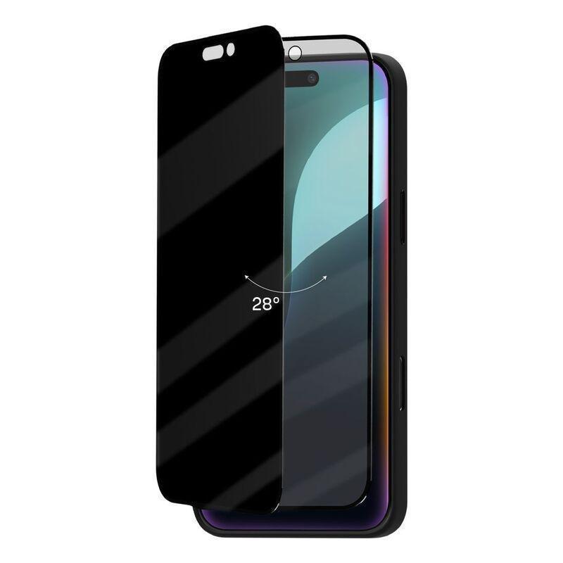 HYPHEN DEFENDR Privacy Tempered Glass with Applicator for iPhone 16 Pro (6.3) with GRS Applicator, , large image number 5