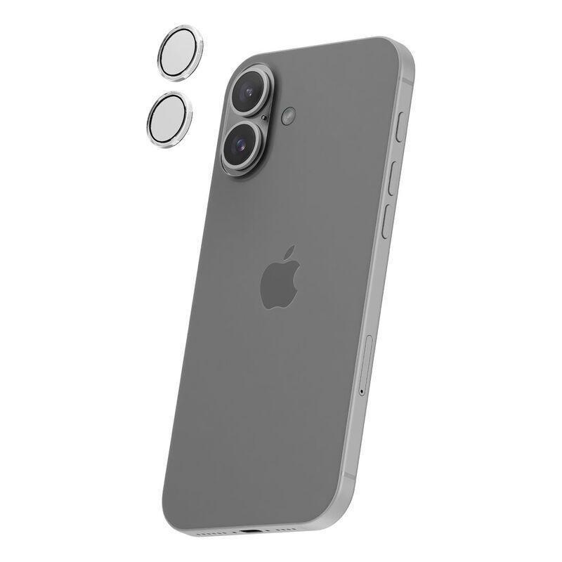 HYPHEN Camera Lens Protector for iPhone 16/Plus with Self Installation Board - Clear, , medium