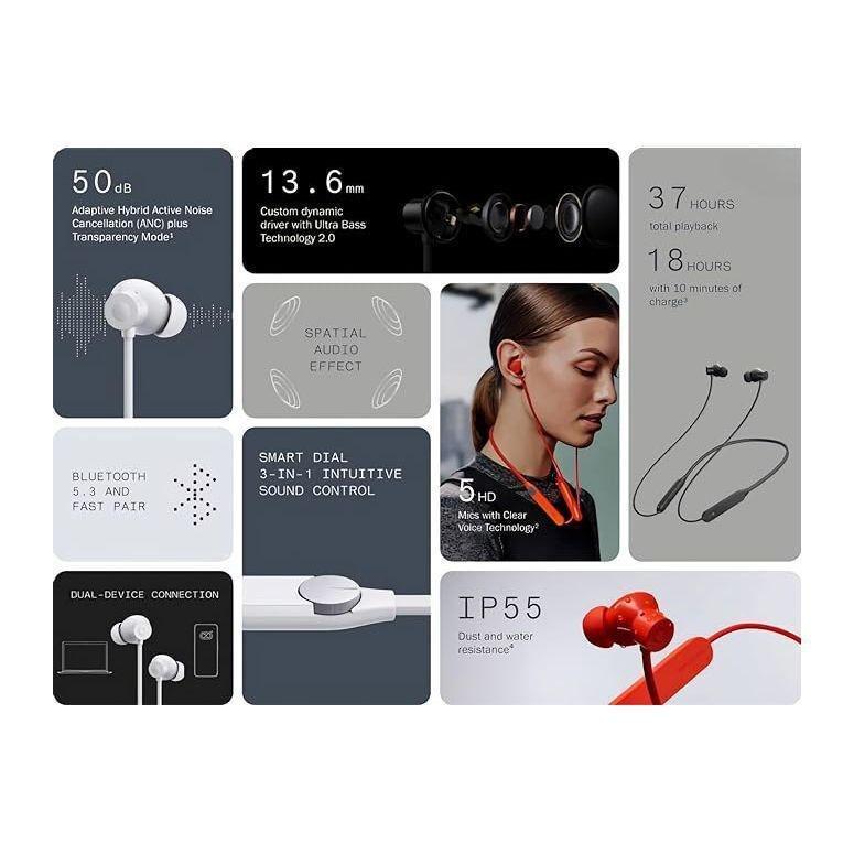 CMF By Nothing Neckband Pro Bluetooth Earphones - Orange, , large image number 3