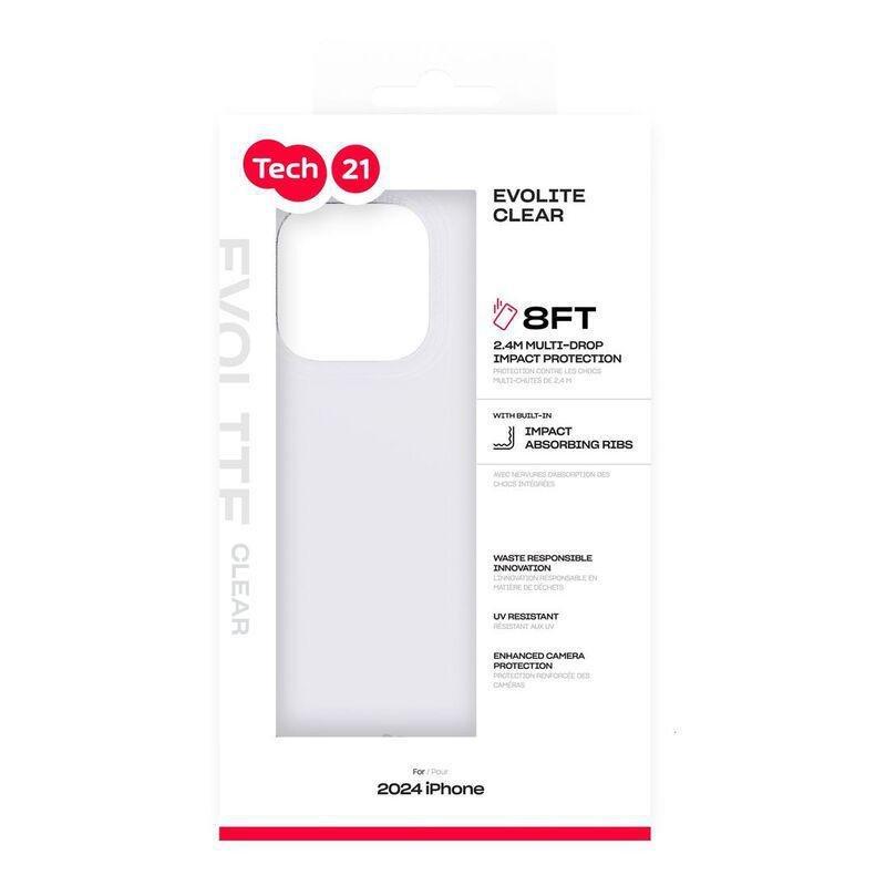 Tech21 EvoLite Case for iPhone 16 Pro Max - Clear, , large image number 1