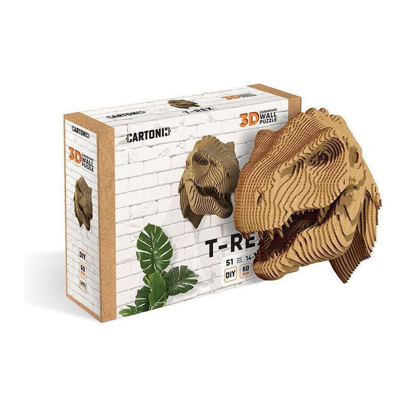 Cartonic T-Rex 3D Wall Puzzle (51 Pieces), , large image number 4