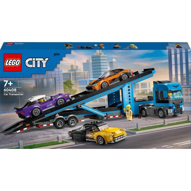 LEGO City Car Transporter Truck with Sports Cars 60408, , large image number 0
