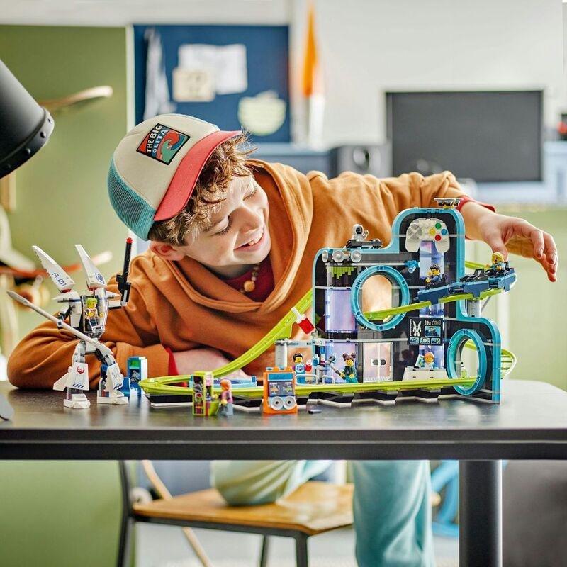 LEGO City Robot World Roller-Coaster Park Toy 60421, , large image number 1