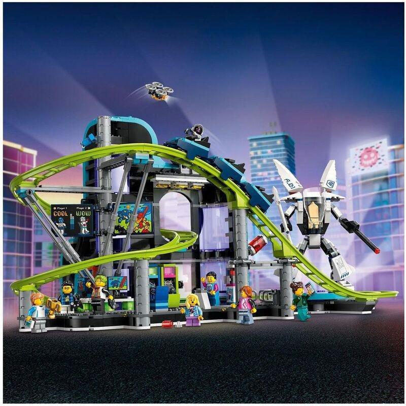 LEGO City Robot World Roller-Coaster Park Toy 60421, , large image number 2