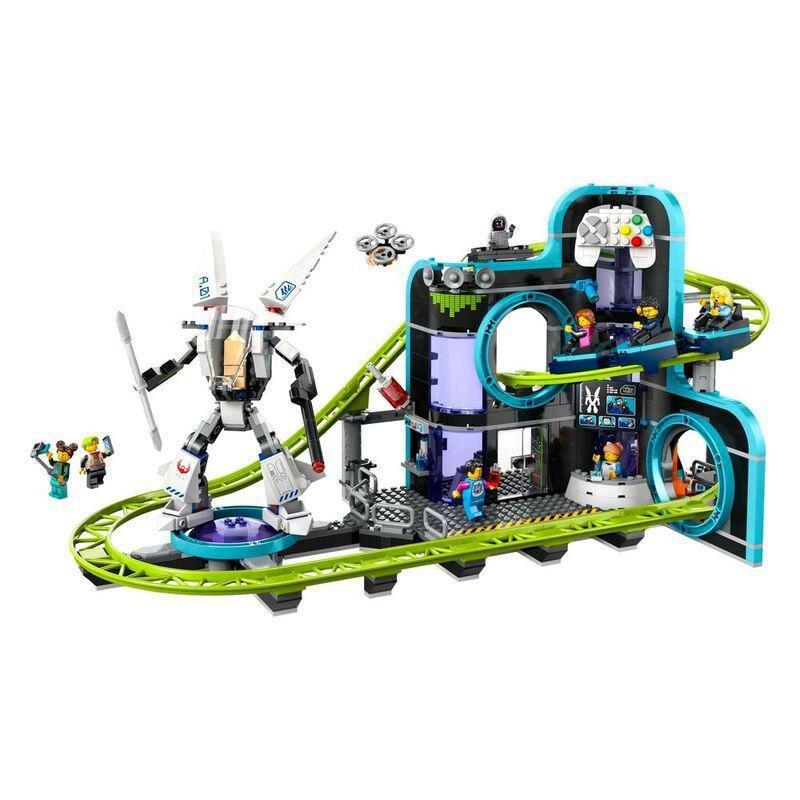 LEGO City Robot World Roller-Coaster Park Toy 60421, , large image number 5