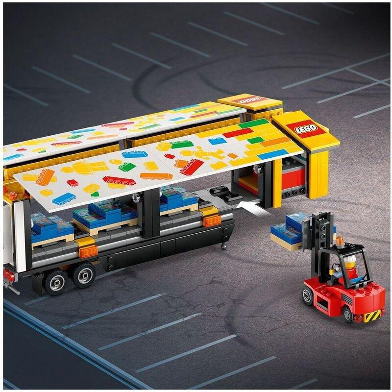 LEGO City Yellow Delivery Truck Toy 60440, , large image number 6