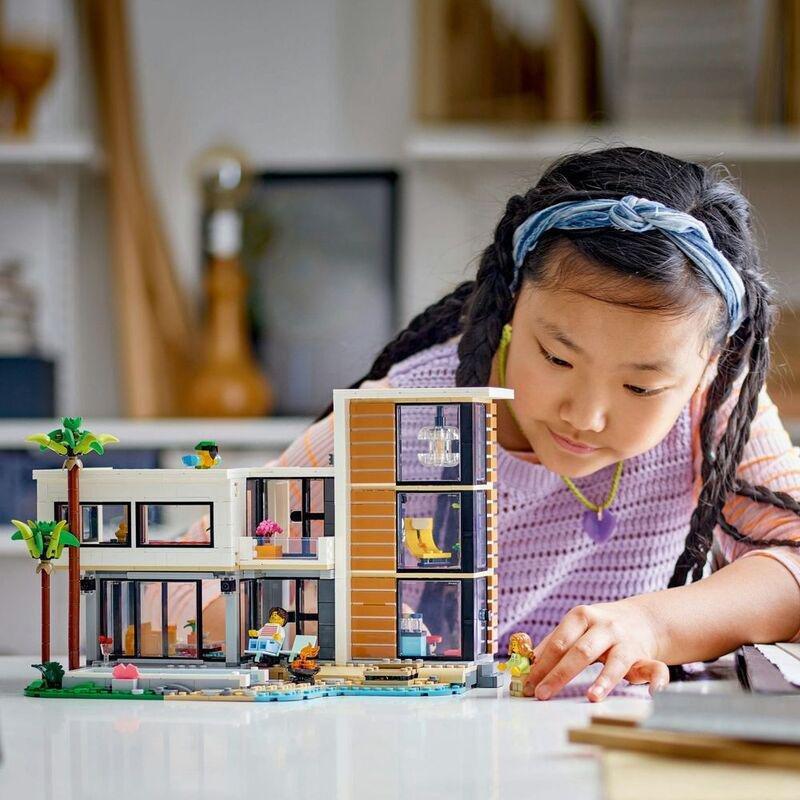 LEGO Creator 3in1 Modern House Toy Playset for Kids 31153, , large image number 2