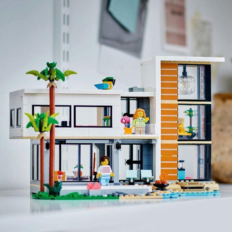 LEGO Creator 3in1 Modern House Toy Playset for Kids 31153, , large image number 3